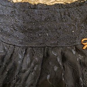 Black Lace Gothic/egirl Skirt