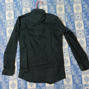 Men  Regular Black Shirt