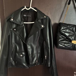 Zara Women Leather Jacket