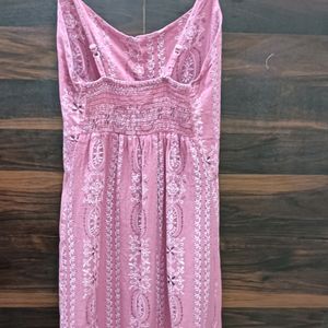 Pink Beautiful Midi Dress