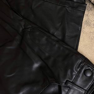 Zara Leather Trousers