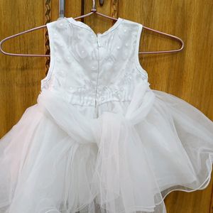 White net dress for baby girl