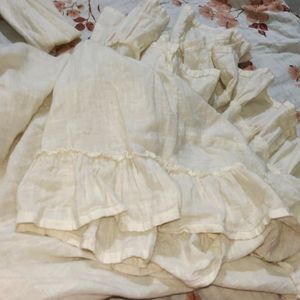 Off White Anarkali