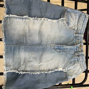 Mini Denim Skirt