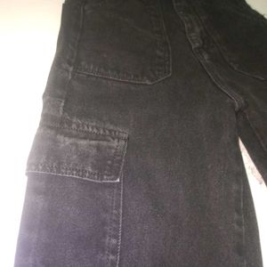 Black Straight Jeans