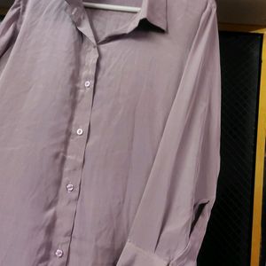 Lavender Silk Shirt