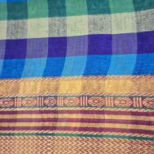 Multicolor Narayanpet Cotton Saree