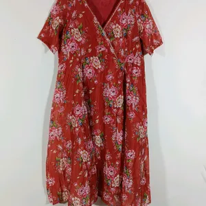 Rust Printed Kurta (Women)