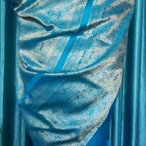 Saree With Stitched Blouse