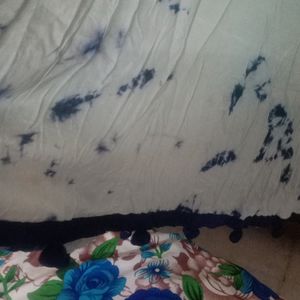 A LineTie Dye Kurti   With Dupatta