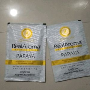 2 Real Aroma Facial Kit Pouches