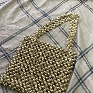 Pearl Beaded Bag