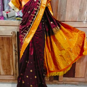 Beautiful Saree With Blouse ♥️