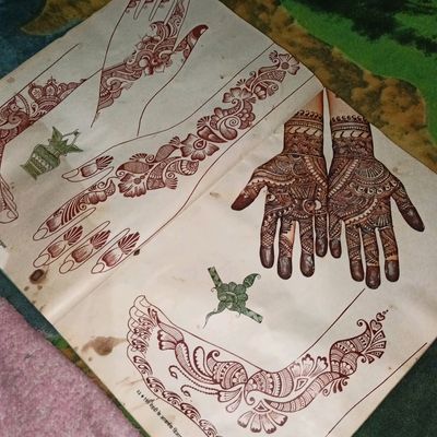 Fun with Coloring Mehndi Designs: Mehndi Designs pictures, coloring and  learning book with fun for kids (60 Pages, at least 30 Mehndi Designs  images) a book by Rose Press House