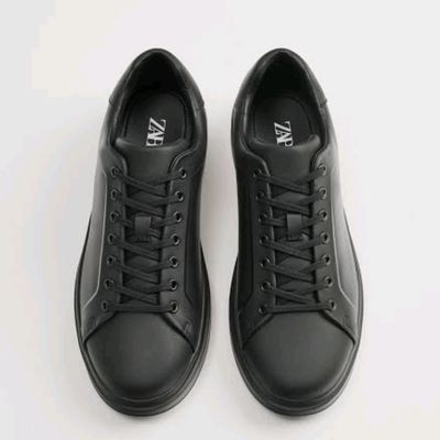 Zara | Shoes | Zara White Leather Sneakers | Poshmark