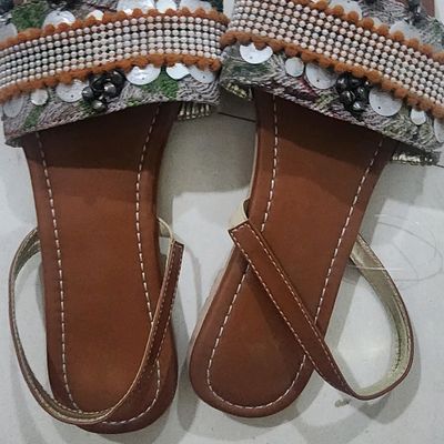 Buy Gold Flat Sandals for Women by Marc Loire Online | Ajio.com