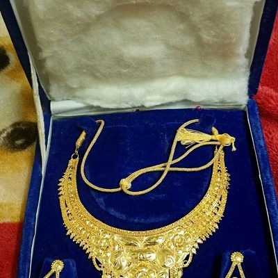 1 gram gold jewellery set