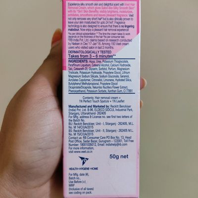 Face Moisturiser Veet Hair Removal Cream Packed Freeup