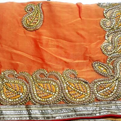 Pure Georgette Sarees with Price | Jaipuri Bandhej Saree