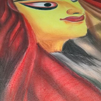 আর কয়েকটা দিন 😍 #durga #maa #god #hindu #maadurga #drawing #mahadev  #mahakal #mahakali #dashabhuja #bengali ... | Instagram