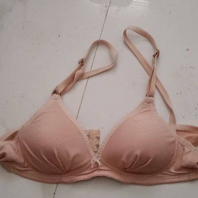 Bra, Padded Bra In Cream Colour Not Used At All