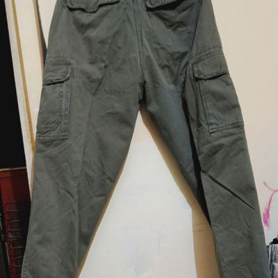 Buy SAPPER Men's Cotton Regular Fit Cargo Pants (Color- Dark Olive, Size-L)  at Amazon.in