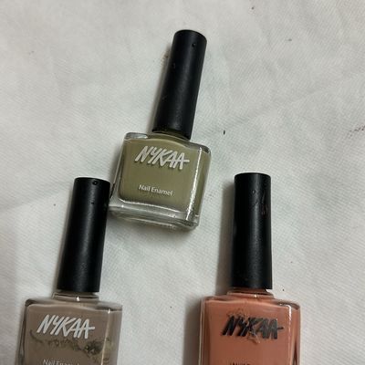 Blushing Shimmers: Nykaa Nude Matte Nail Enamel : Milk Chocolate and Tender  Tulle