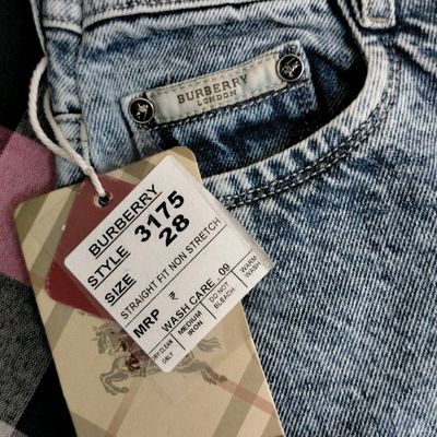 Burberry jeans deals kids for sale