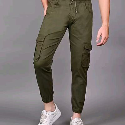 Buy Tan Jogger | Casual Beige Cotton Lyocell Polyester Jogger for Men  Online | Andamen - PEP