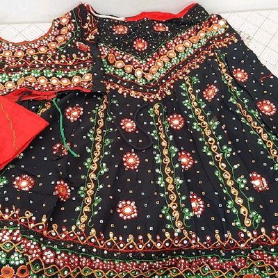 Women Rajasthani Lehenga Choli Designer Dupatta Bollywood Style Blouse  Lehenga | eBay