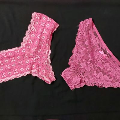 Preloved Pink Net Panty