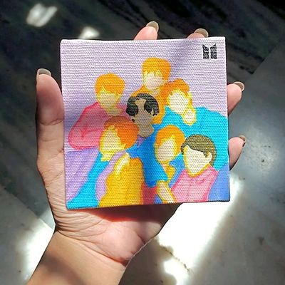 Artwork BTS Festa 2023 Canvas Painting Freeup