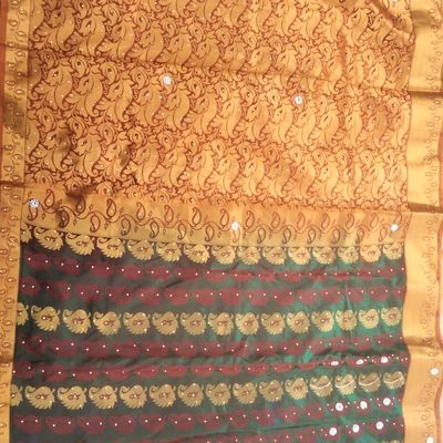 Semi Kanchi Pattu Saree - Silk Bazaar