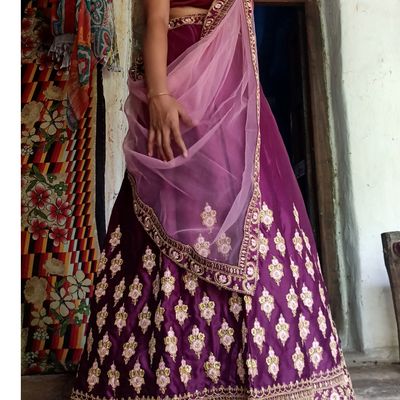 Aastha Kidswear Lehenga Choli Yellow Pink