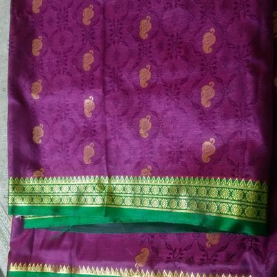 Banarasi Silk Jaal Brown Saree | Kankatala