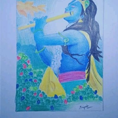 How to Draw Lord Little Krishna Drawing - video Dailymotion