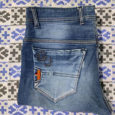 Boys Denim Jeans Pants Solid Colour Full Length Silky Jeans Stretchable  Slim Fit For Age 10 to 13 Years - Born Baby Products Online in India: Kids  Shopping Online in India