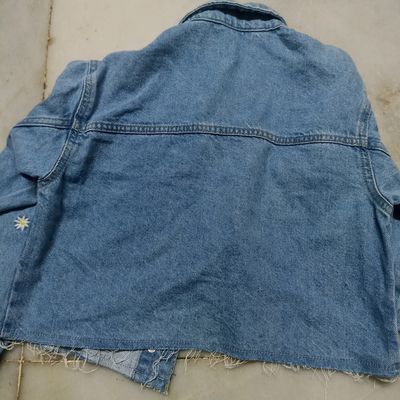 ZARA DENIM CROPPED JACKET | Crop jacket, Zara, Clothes design