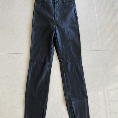 Jeans & Trousers, Zara Leather Pants