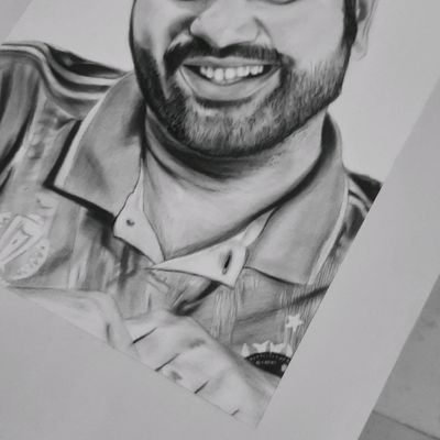 Sooraj Sudevan - My pencil drawing A5 size Virat Kohli Rohit Sharma |  Facebook