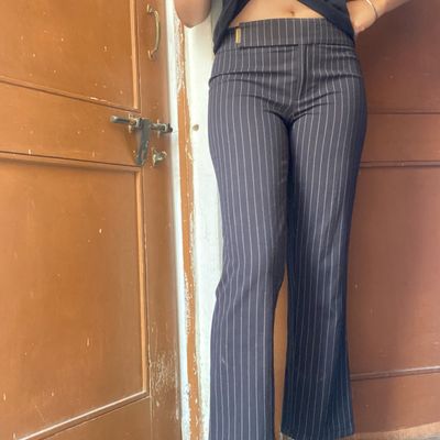 Unique Vintage Thelma High-Waisted Suspender Trousers for Women