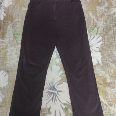 KLOTTHE Brown Cotrise Solid Trousers – KLOTTHE®