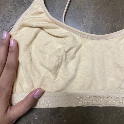 Skin coloured sports bra 