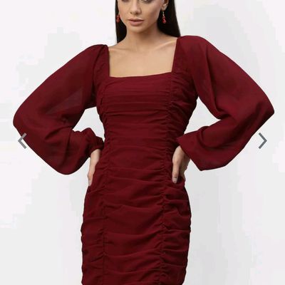 Buy SASSAFRAS Women Blue Solid Tiered Maxi Dress - Dresses for Women  5649866 | Myntra