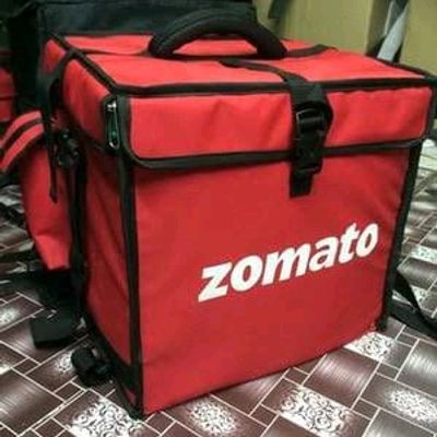 Zomato Bag, Zomato Delivery Bag, Courier Delivery Bags, Insulated Food  Delivery Bag ,14x14x14 inch at Rs 650/piece | Insulated Delivery Bag in  Patna | ID: 2852952923655