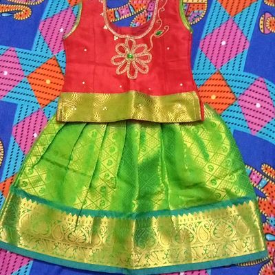 Kuttis Pattu Pavadai, Buy Pattu Pavadai In Tamilnadu, Online Pattu Pavadai  Collections