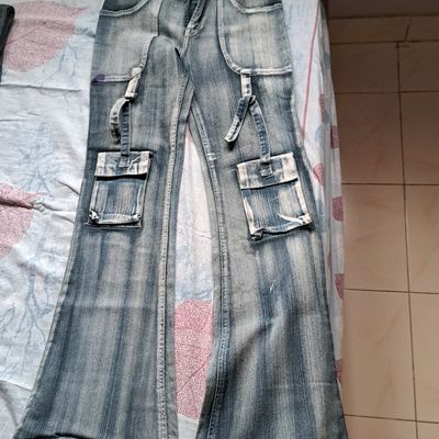 Monkey Ride Jeans Womens 7 Bootcut Blue dium wash Denim Pants Casual  distressed | eBay