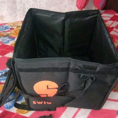 orange Polyester Swiggy Food Delivery Bag at Rs 370/bag in New Delhi | ID:  27114629773