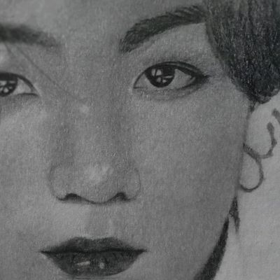 JUNGKOOK Pencil Drawing • BTS wearing masks series • Part 6 | ARMY's Amino