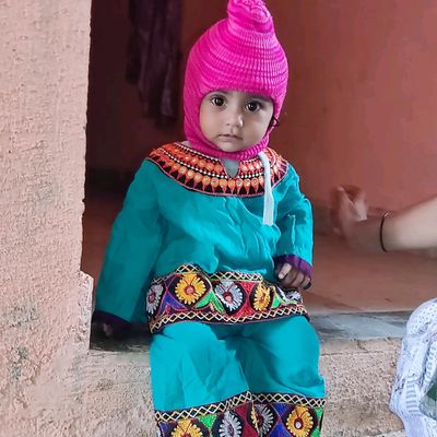 Rajputi kids poshak| cutting and stitching |baby Rajasthaniposhak stitching  - YouTube